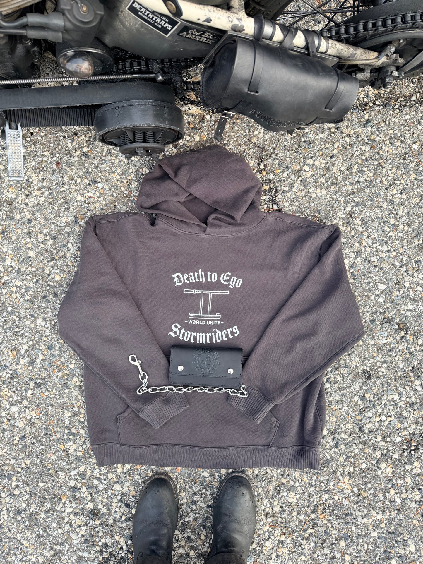 STORMRIDERS LIMITED EDITION LEATHER CHAIN WALLET