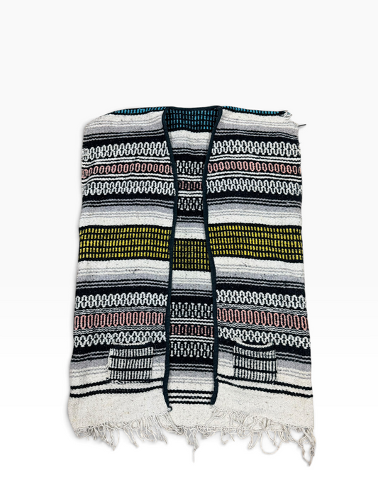 VINTAGE MEXICAN BIKER SERAPE VEST