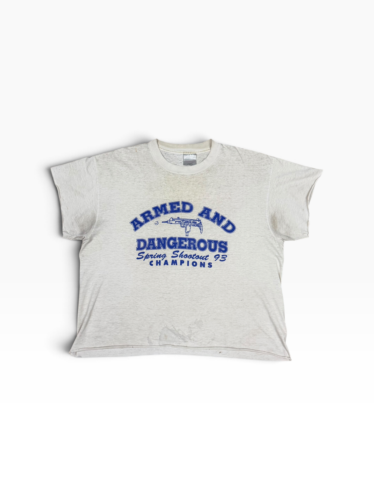 ARMED AND DANGEROUS CROPPED TEE