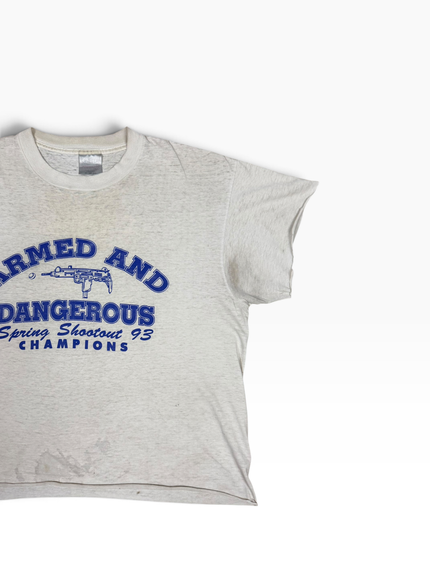 ARMED AND DANGEROUS CROPPED TEE