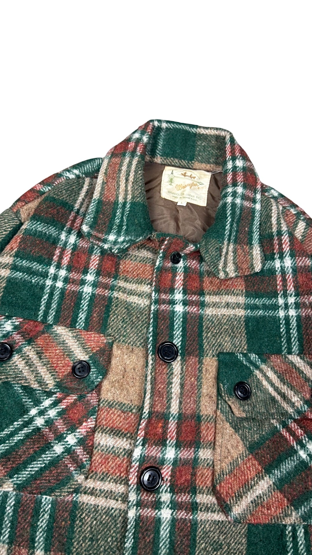 VINTAGE WRANGLER JAPAN PLAID JACKET