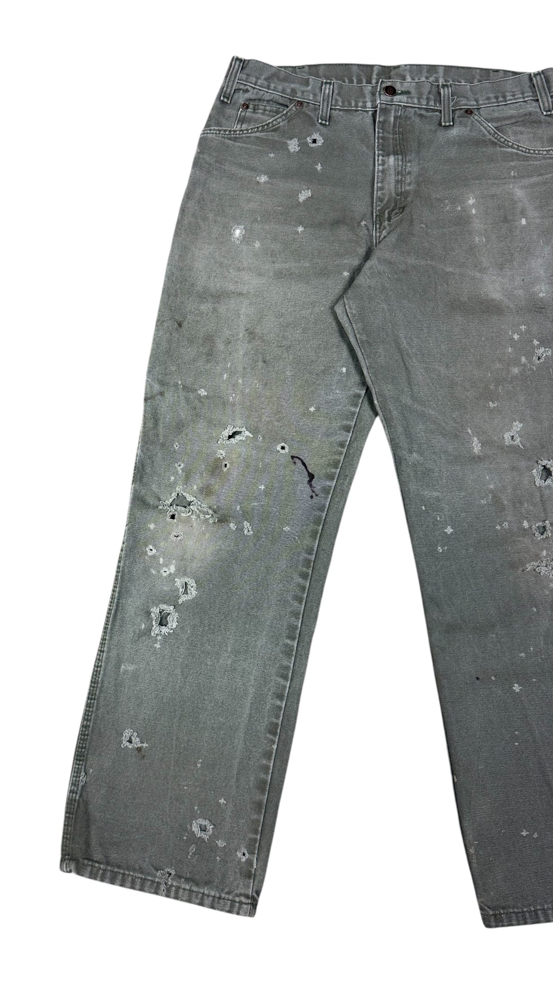 DESTROYED DICKIES WORK PANT