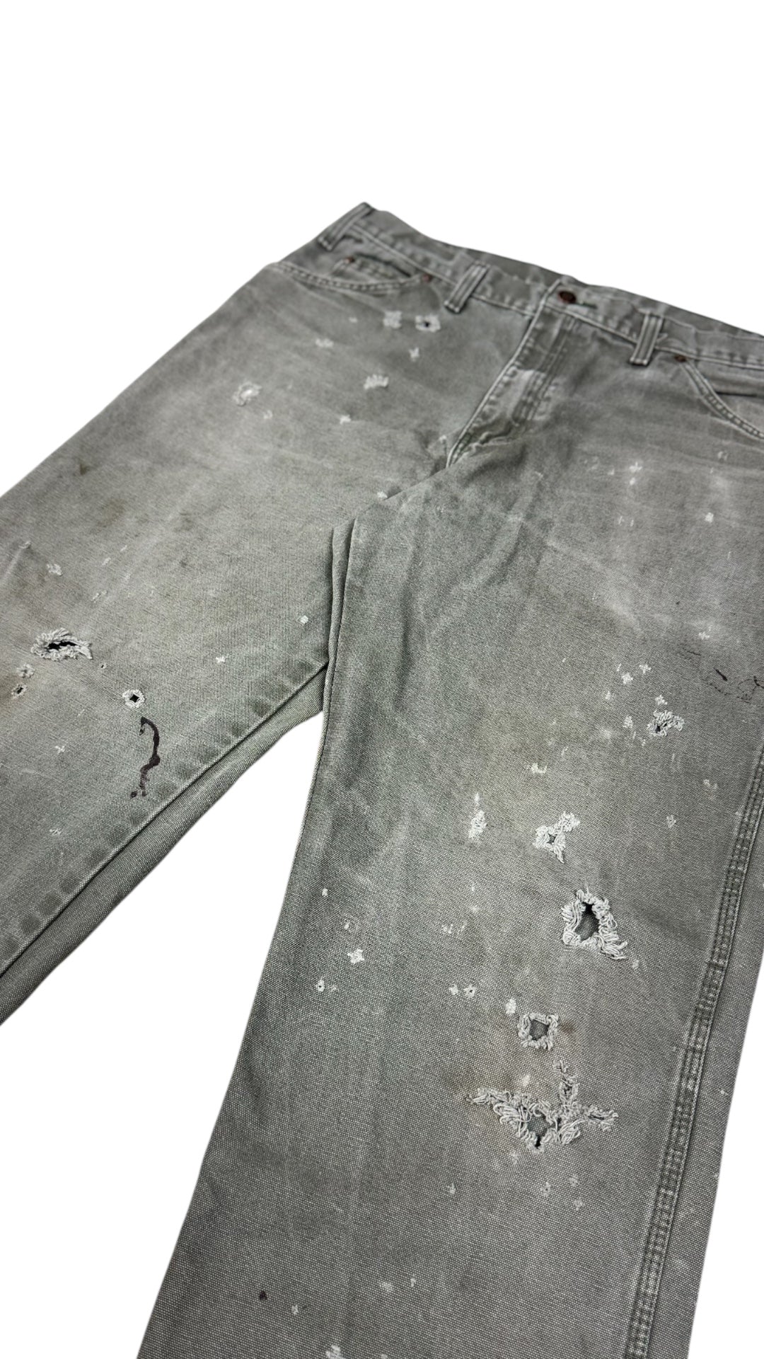 DESTROYED DICKIES WORK PANT