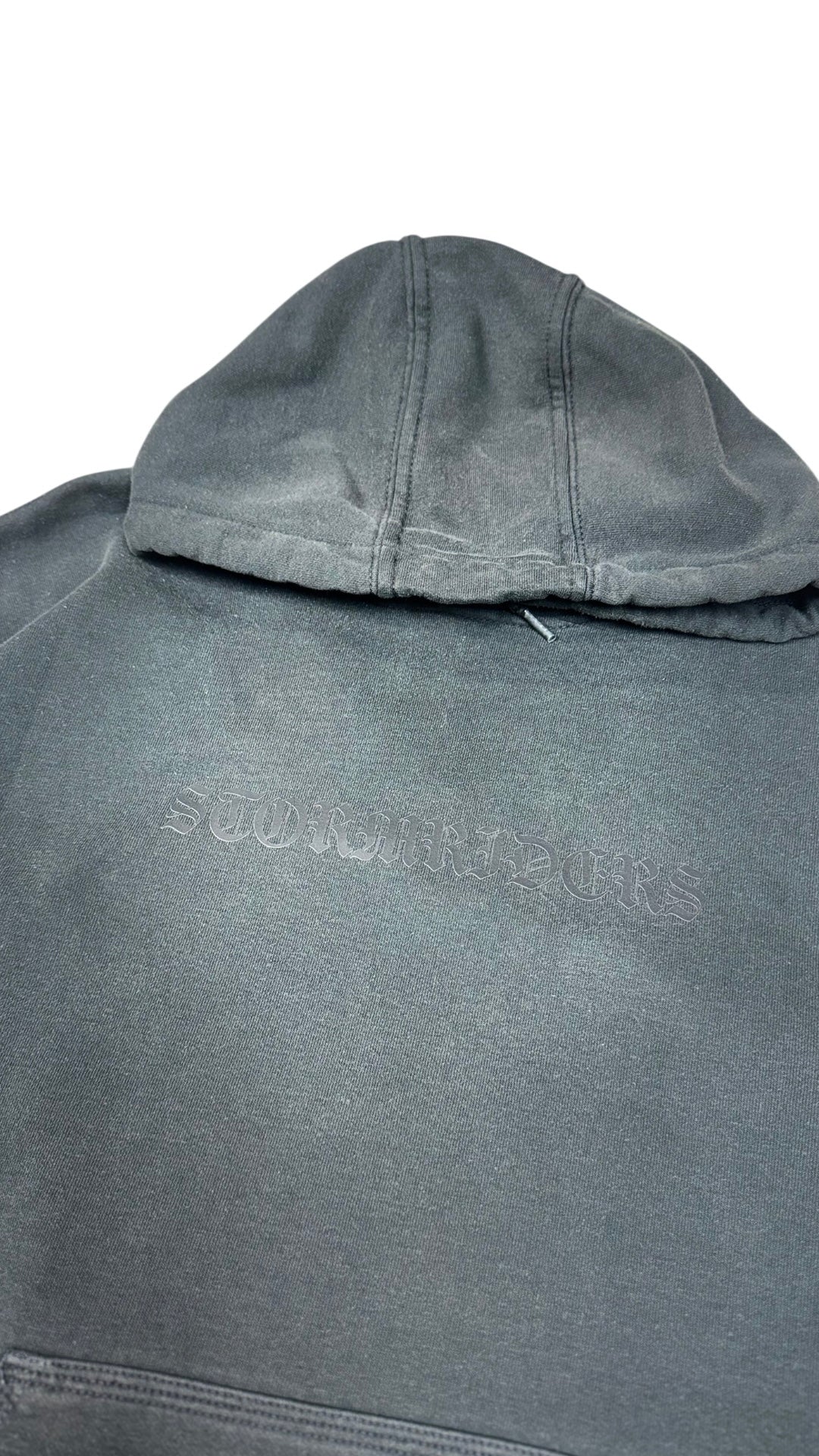 STORMRIDERS VINTAGE BLACK ON BLACK HOODIE