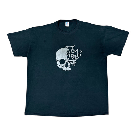 STORMRIDERS VINTAGE SKULL & CROSS TEE 5