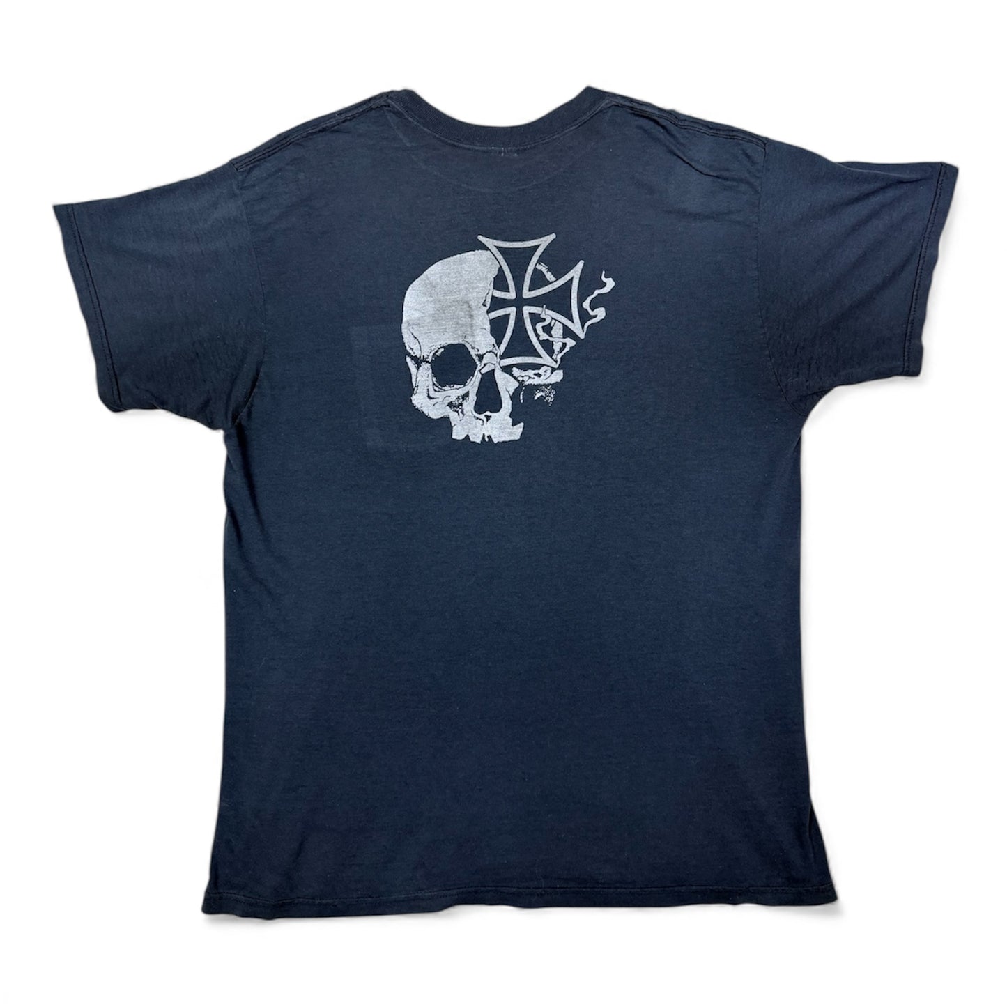 STORMRIDERS VINTAGE SKULL & CROSS TEE 11 (BACK PRINT)
