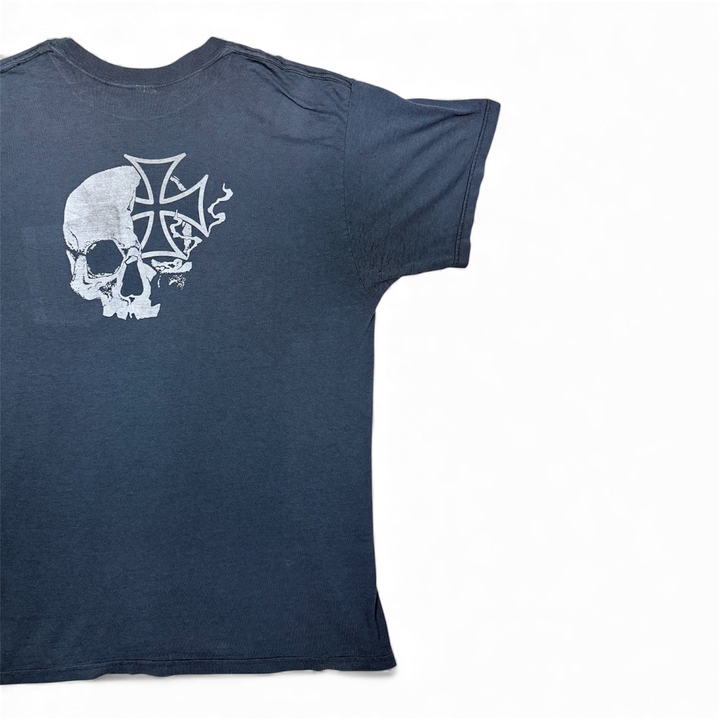 STORMRIDERS VINTAGE SKULL & CROSS TEE 11 (BACK PRINT)