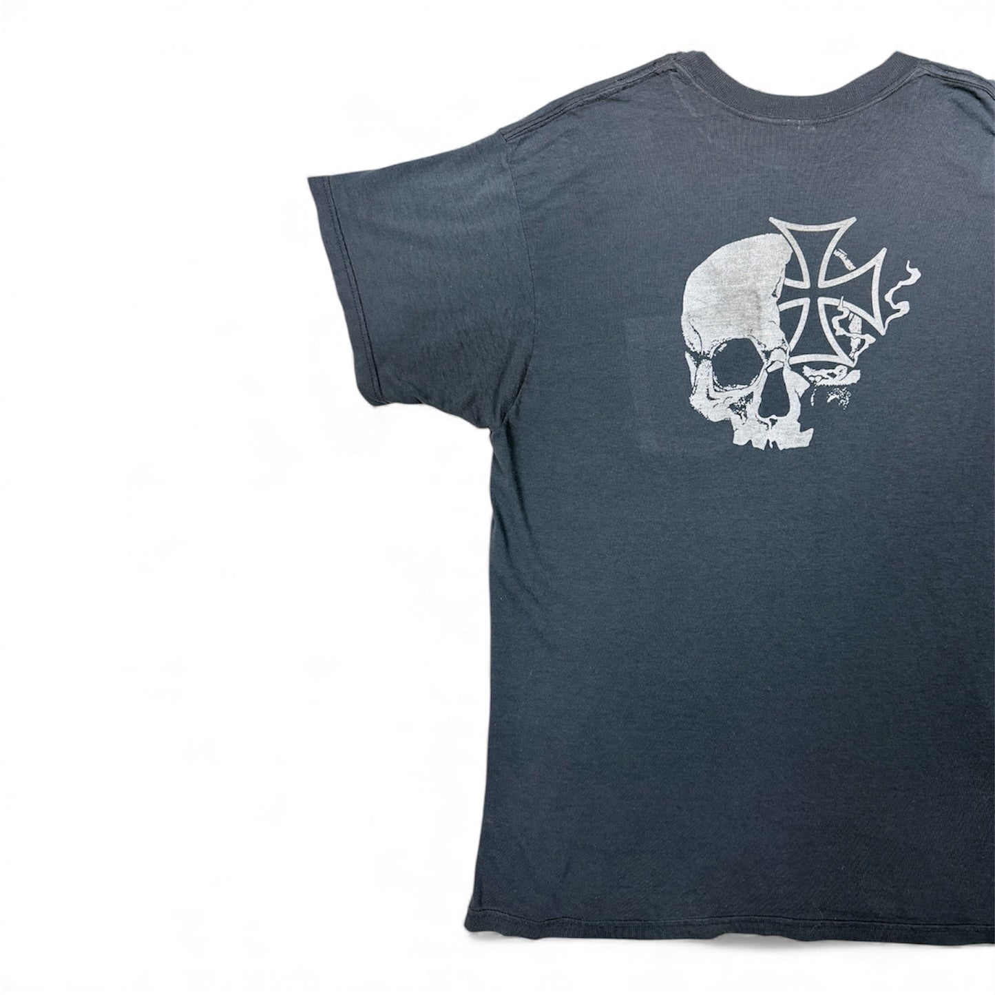 STORMRIDERS VINTAGE SKULL & CROSS TEE 11 (BACK PRINT)