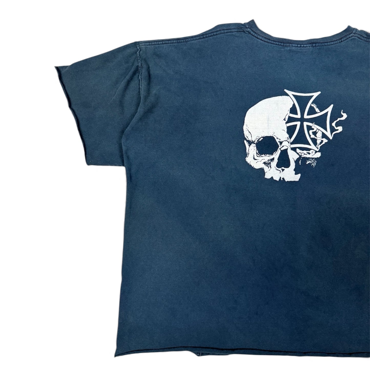 STORMRIDERS VINTAGE SKULL & CROSS TEE 15 (BACK PRINT)